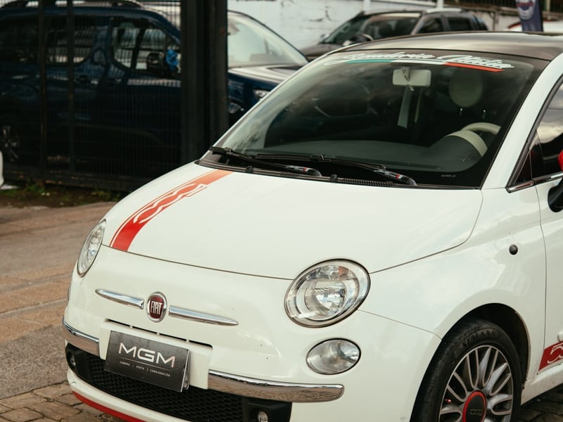 Fiat 500 1.4 LOUNGE ¡Recién Llegado! ; ;• ; ;Patente 7 ; ;• ; ;BLANCO 2016 - Imagen 9 de 10