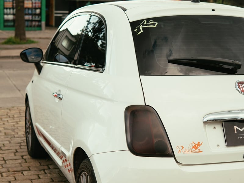 Fiat 500 1.4 LOUNGE ¡Recién Llegado! ; ;• ; ;Patente 7 ; ;• ; ;BLANCO 2016 - Imagen 7 de 10