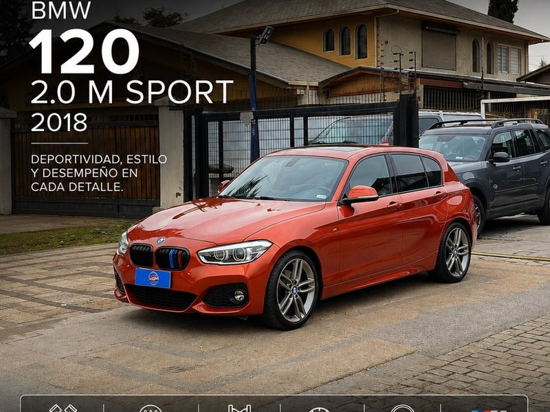 BMW 120 2.0 M SPORT ; ;• ; ;Patente 3 ; ;• ; ;NARANJO 2018