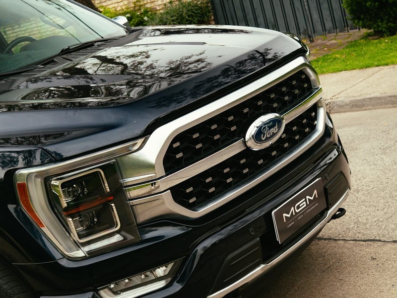 Ford F-150 PLATINUM 3.5 ECOBOOST ¡Recién Llegado! ; ;• ; ; ; ;• ; ;Patente 8 ; ;• ; ;AZUL 2023 - Imagen 4 de 10