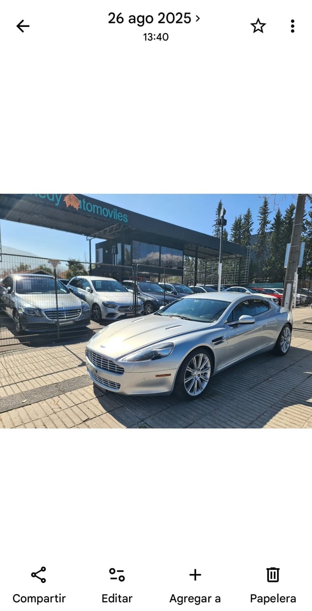 Aston Martin RAPIDE 5.9 4X2 AT 4P. 2011 - Imagen 6 de 10