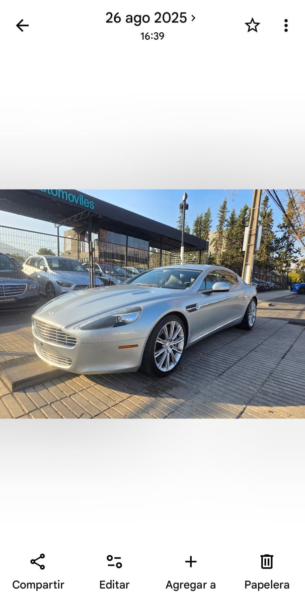 Aston Martin RAPIDE 5.9 4X2 AT 4P. 2011 - Imagen 7 de 10