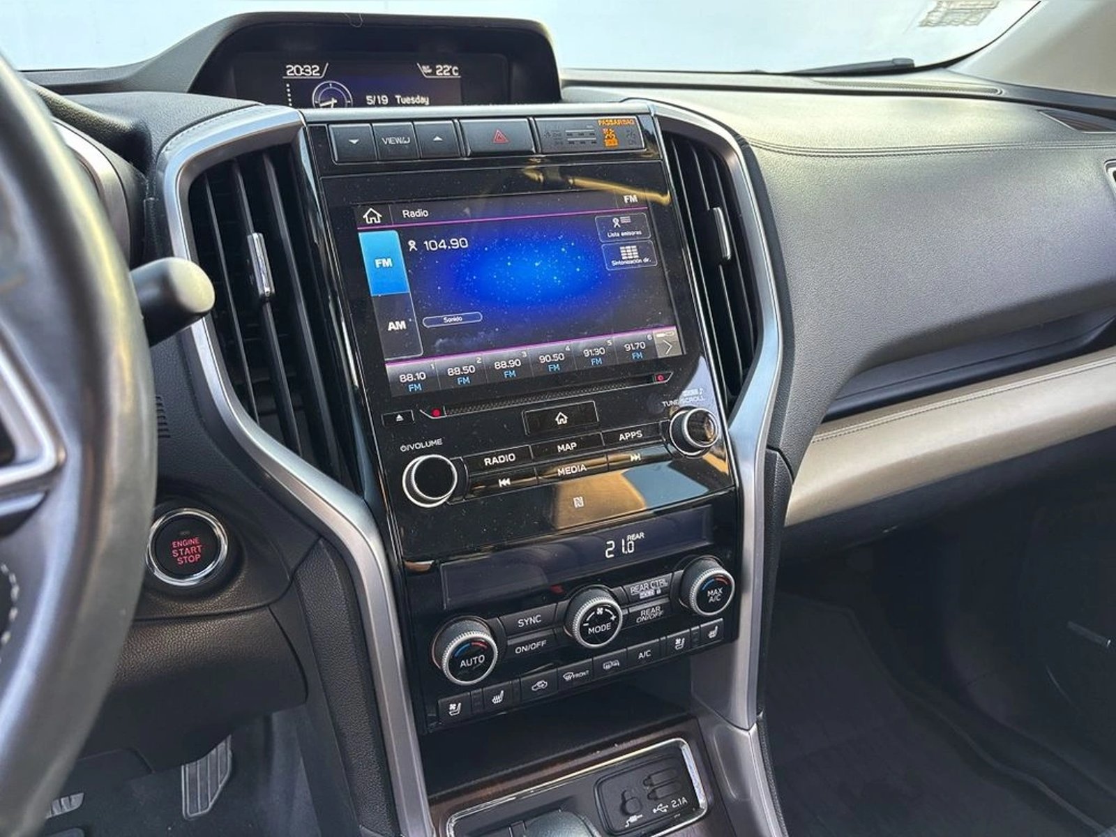 SUBARU EVOLTIS 2.4T  CVT TOURING AWD 2022 - Imagen 11 de 19