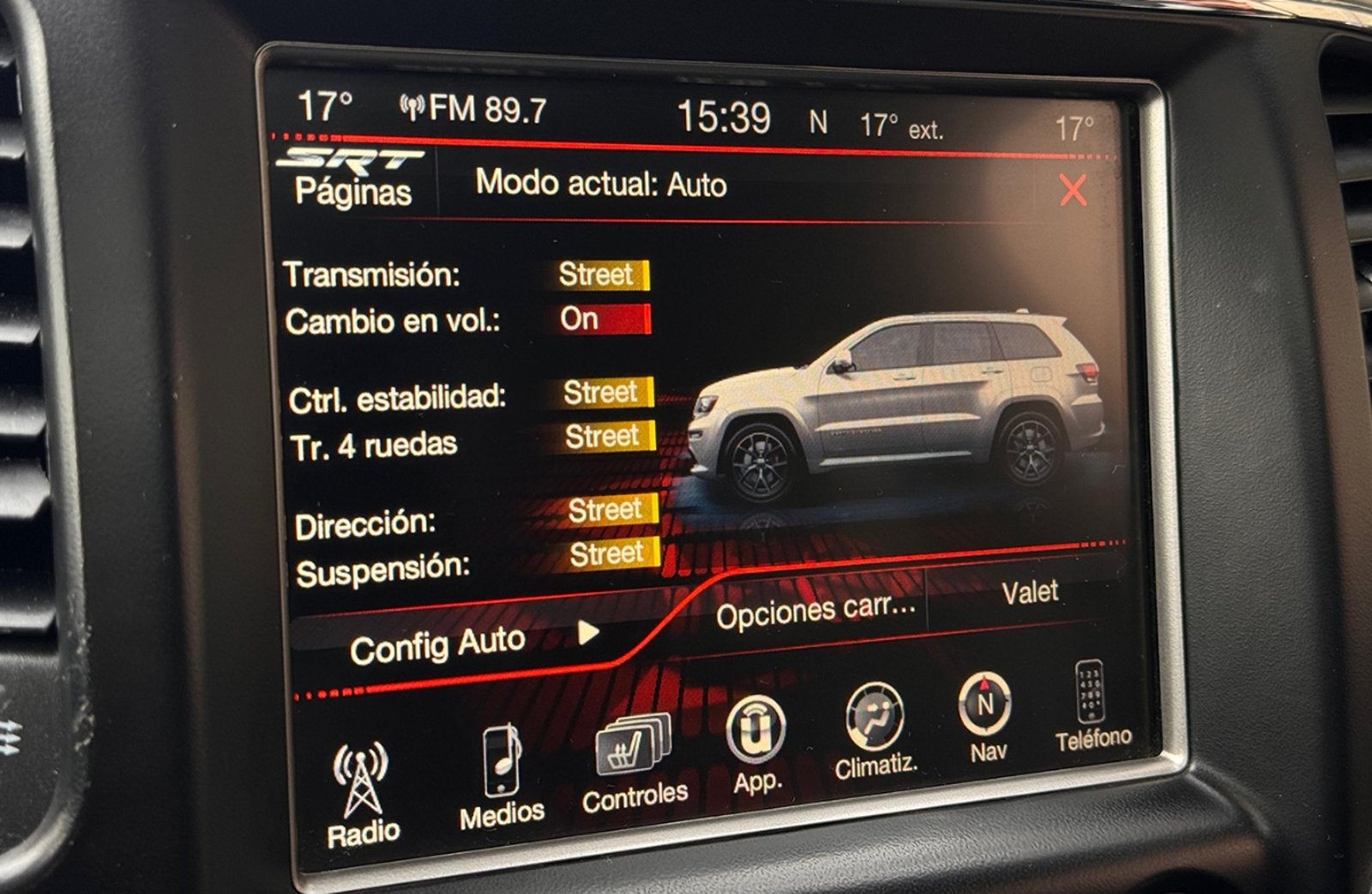 Jeep Grand Cherokee SRT 2017 - Imagen 20 de 20