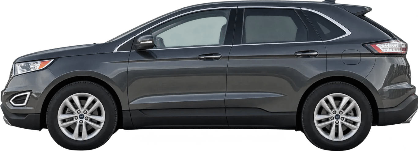 Ford Edge, vista lateral a escala