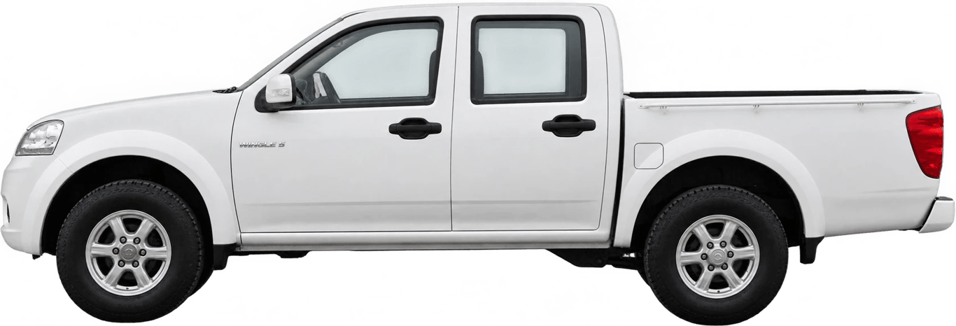 Great Wall Wingle 5, vista lateral a escala