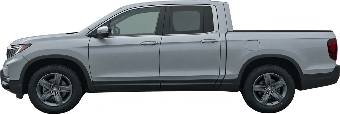 Honda Ridgeline, vista lateral a escala