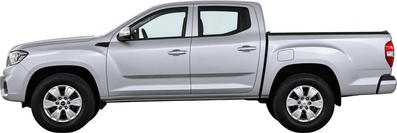 Maxus T60, vista lateral a escala