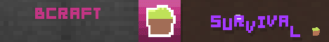 BCRAFT SURVIVAL ¹⋅²¹⋅⁴
                ♡ discord.bcraft.cl ♡