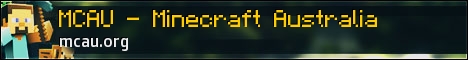MCAU Network (Minecraft Australia) 
✸ 1.21 Survival & More ✸ www.mcau.org
