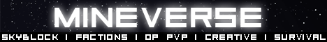 ˙ ⊹ ⋅      ⊹        Mineverse        ⊹    ˙   ✧    ⊹
  ⋅          ⊹     discord.gg/mineverse   ⊹     ⋅         ⋅