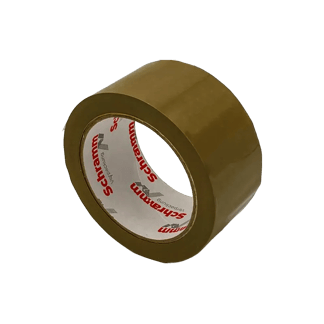 PVC-Klebeband, braun, 50 mm x 66 m