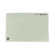 Begleitpapiertasche ohne Aufdruck, DIN C5, PE, 55 µm, transparent