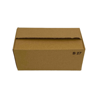 Profikarton B27, 230 x 125 x 95 mm, 1-wellig, FEFCO 0701, braun