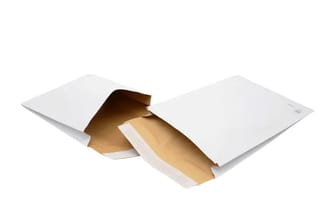 Papierpolstertaschen, weiß