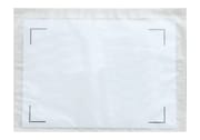 Begleitpapiertasche ohne Aufdruck, DIN C6, PE, 55 µm, transparent
