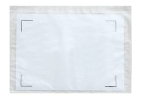 Begleitpapiertasche ohne Aufdruck, DIN C6, PE, 55 µm, transparent