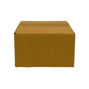 Karton DD1, 190 x 190 x 100 mm, 2-wellig, FEFCO 0201, braun