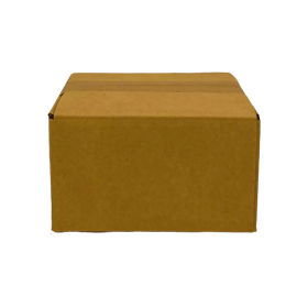 Karton DD1, 190 x 190 x 100 mm, 2-wellig, FEFCO 0201, braun