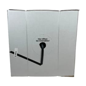 PP-Umreifungsband im Spendekarton, 12 x 0,45 mm x 1000 m, schwarz, 1.200 N