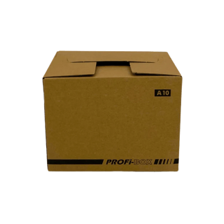Profikarton A10, 184 x 134 x 137 mm, 1-wellig, FEFCO 0701, braun