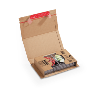 Buchverpackung 54, 251 x 165 x 60 mm, 1.20 B, braun