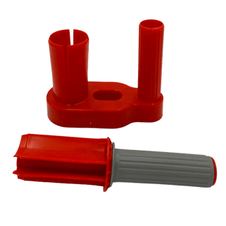 Handabroller Stretchfolie, 2-teilig, 50 mm Kern