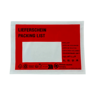 Begleitpapiertaschen Lieferschein