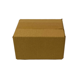 Faltkarton 1, 165 x 120 x 90 mm, 1-wellig, FEFCO 0201, braun
