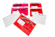 Begleitpapiertasche ohne Aufdruck, DIN C4, PE, 55 µm, transparent