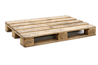 Europalette 1200 x 800 mm, gebraucht, kontrollierte Qualität