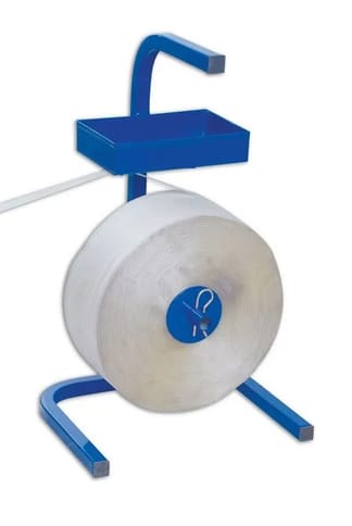 Abrollgerät für Rayon- und Polyesterband