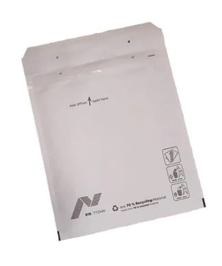 Luftpolsterversandtaschen, weiß