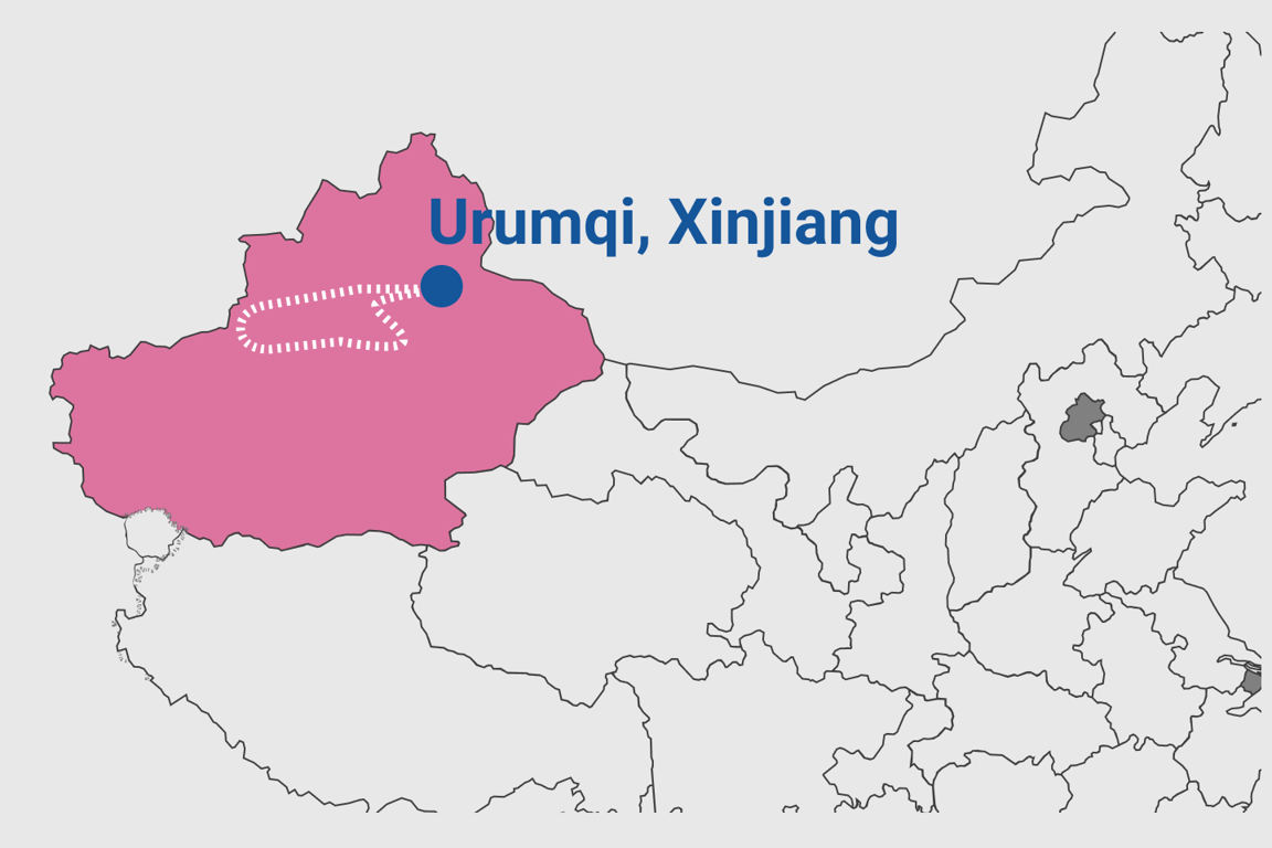 Northern Xinjiang, Ili, map