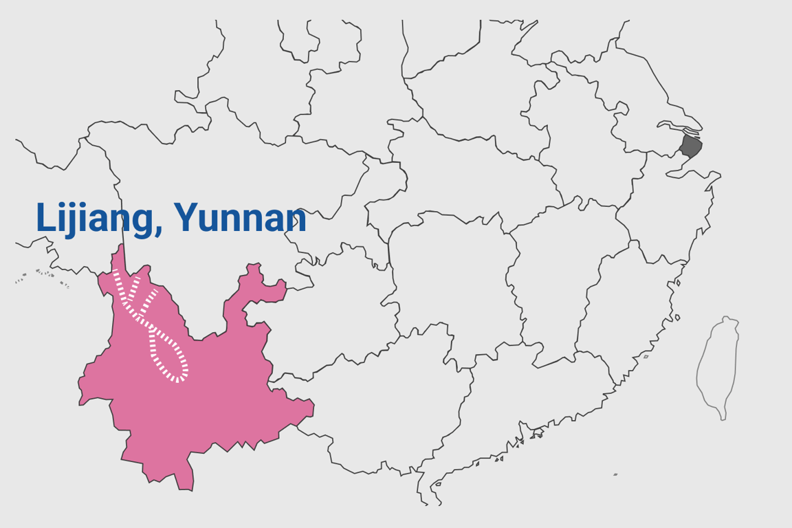 Northwest Yunnan, map