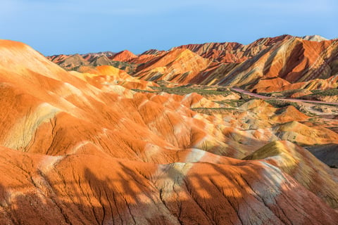 Colorful Danxia scenic spot