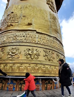 World's largest prayer wheel