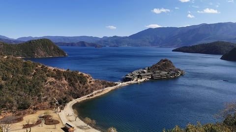Lugu Lake Scenic Area Viewing Platform