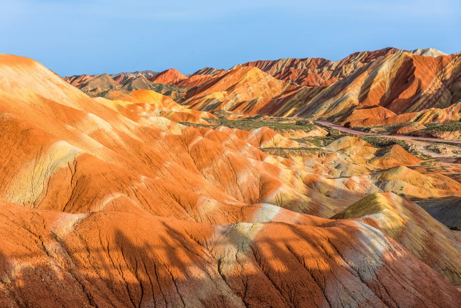 Colorful Danxia scenic spot