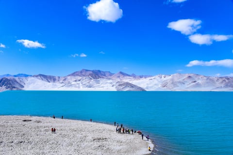The Baisha Lake of the Pamirs