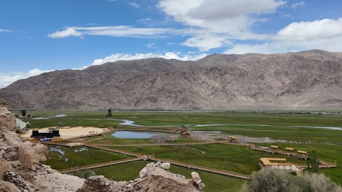 Tashkurgan Stone City and Golden Grassland 