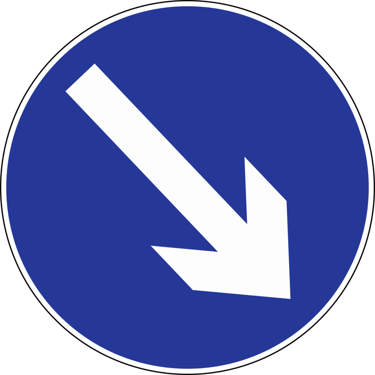 Keep right