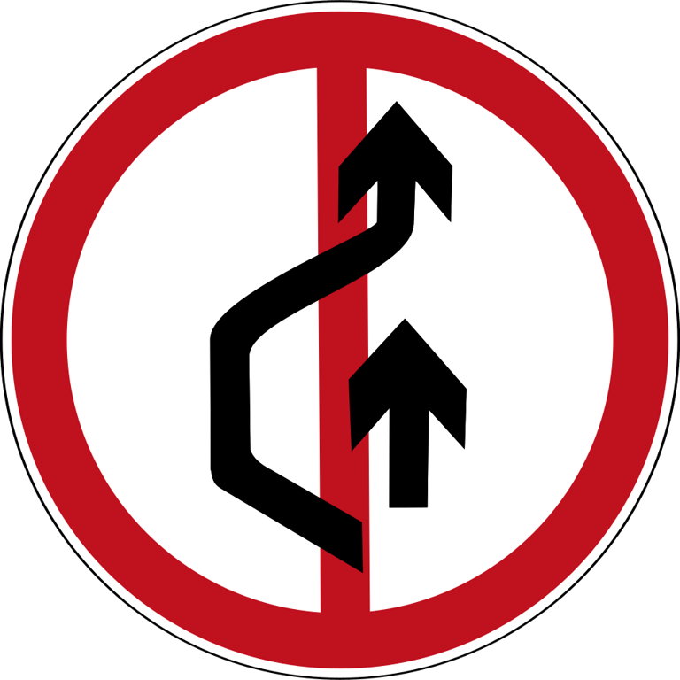 No overtaking