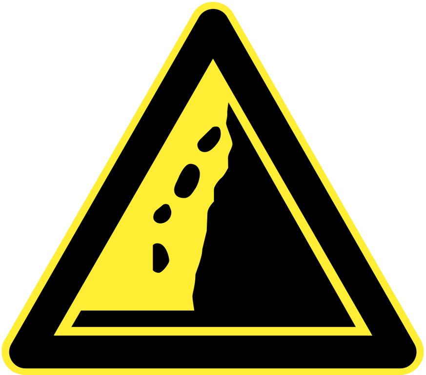 Falling rocks