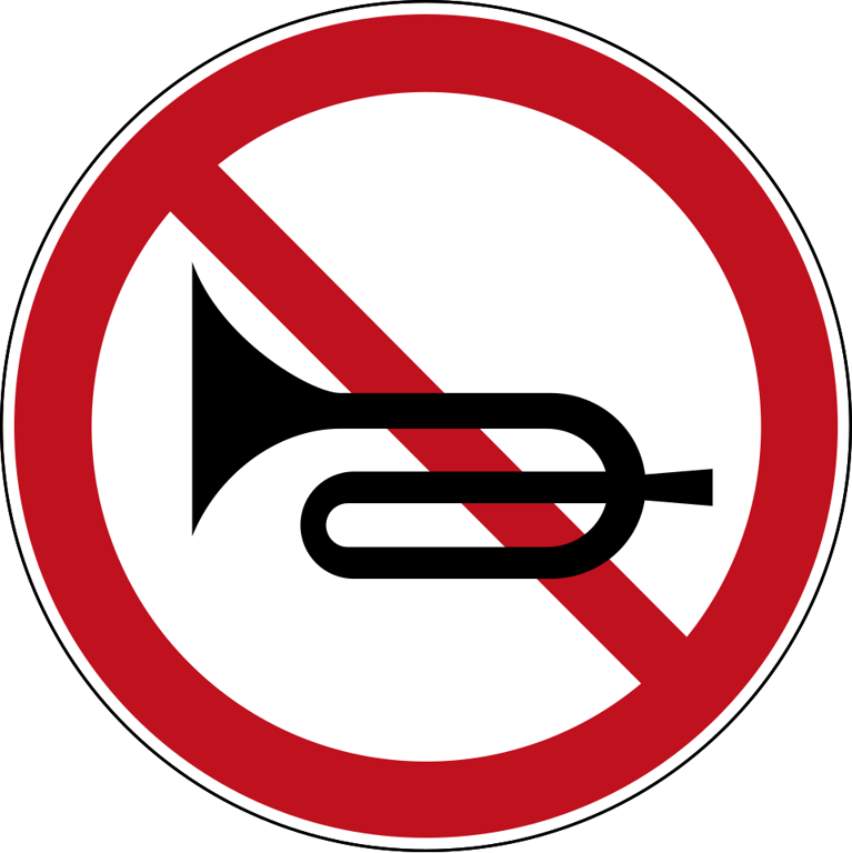 No horn