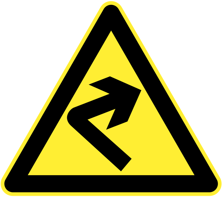 Bend to the right