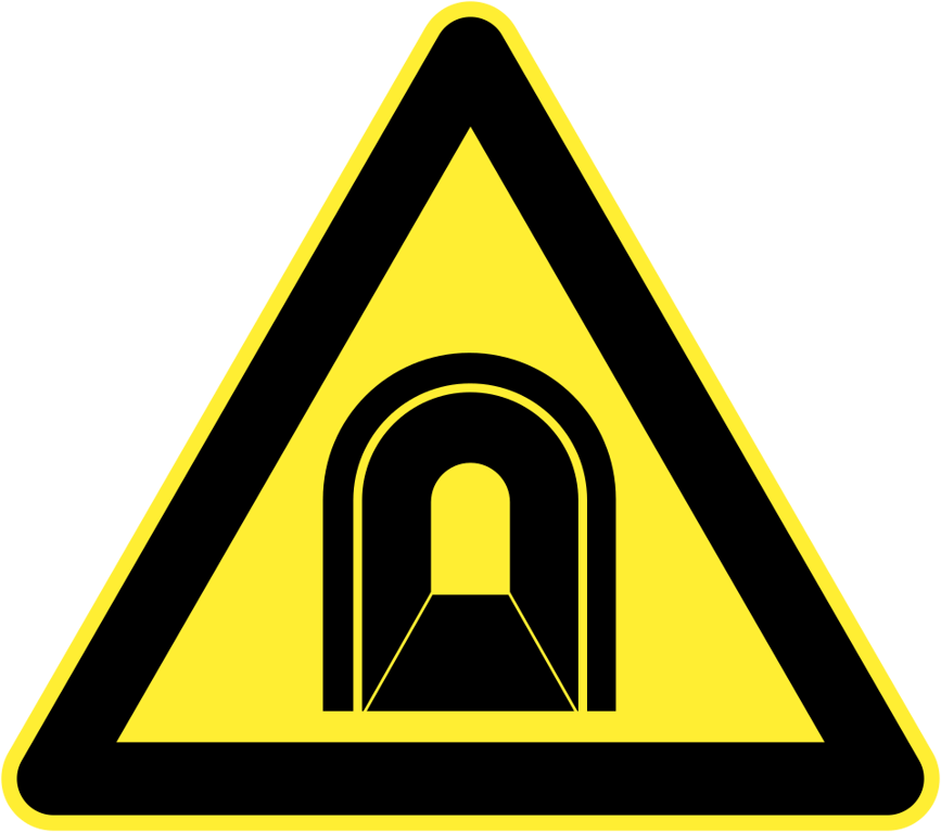 Tunnel ahead