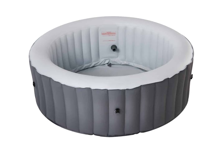 Buy MSpa grey Round Lite series 4 Person Inflatable Hot Tub