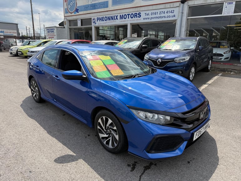2017 HONDA CIVIC 1.0 VTEC TURBO SE EURO 6 S S 5DR 2017 56,077 MILES... photo