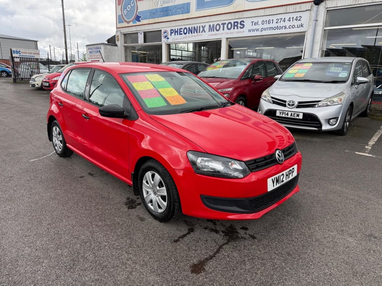 2012 VOLKSWAGEN POLO 1.2 S EURO 5 5DR 2012 80,644 MILES MANUAL VEHICLE PRICE 4,795... photo
